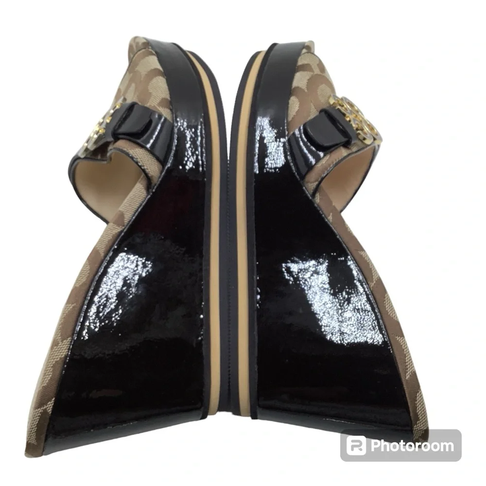 {COACH}GERI Wedge Sandals - Picture 3 of 8